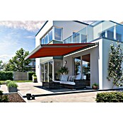 Solid Elements Vollkassettenmarkise Solid-X-Compact D035 (Rot/Bordeaux, Farbe Gestell: Graualuminium, Breite: 2,5 m, Ausfall: 1,5 m) | BAUHAUS