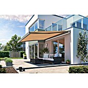 Solid Elements Vollkassettenmarkise Solid-X-Compact 8430 (Beige/Rot, Farbe Gestell: Graualuminium, Breite: 5 m, Ausfall: 1,5 m) | BAUHAUS