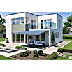 Solid Elements Vollkassettenmarkise Solid-X-Compact 320916 (Blau/Schwarz, Farbe Gestell: Graualuminium, Breite: 5,5 m, Ausfall: 3 m) | BAUHAUS
