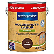 swingcolor Holzschutzlasur (Palisander, 4,8 l, Seidenmatt, Lösemittelbasiert)