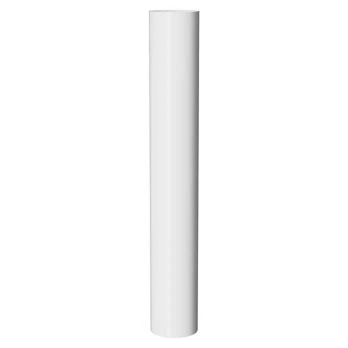 Marley Fallrohr - Nennweite: 75 mm, Länge: 100 cm, Kunststoff, Weiß - Eine schlichte, weiße Säule, die durch ihre zylindrische Form und das reine Weiß besticht. Ein elegantes Dekorstück für jeden Raum.