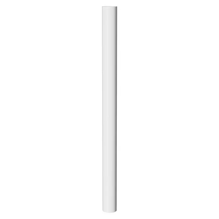 Marley Fallrohr - Nennweite: 105 mm, Länge: 300 cm, Kunststoff, Weiß - Weisse, zylindrische Form im Hochformat. Die Oberfläche ist glatt und reflektiert sanft das Licht, wodurch eine elegante Optik entsteht.