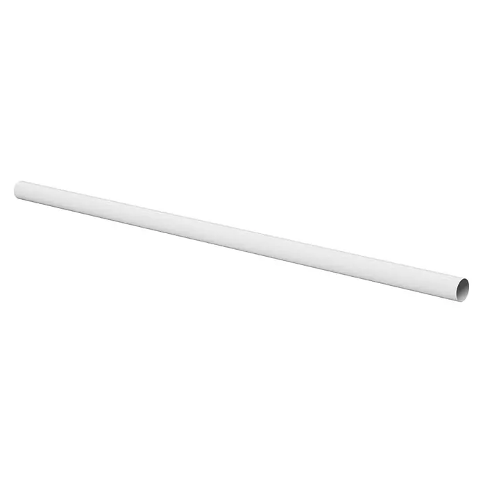 Marley Fallrohr - Nennweite: 53 mm, Länge: 300 cm, Kunststoff, Weiß - Abbildung eines langen, weißen Rohres, das sich ideal für verschiedene Bau- oder Sanitärprojekte eignet und eine glatte Oberfläche aufweist.