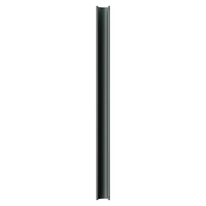 Marley Dachrinne - Nennweite: 125 mm, Länge: 200 cm, Kunststoff, Anthrazit - Dunkelgraues, mattes C-Profil.