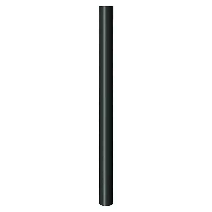 Marley Fallrohr - Nennweite: 105 mm, Länge: 300 cm, Kunststoff, Anthrazit - Dunkelgraues zylindrisches Rohr mit Satin-Finish.