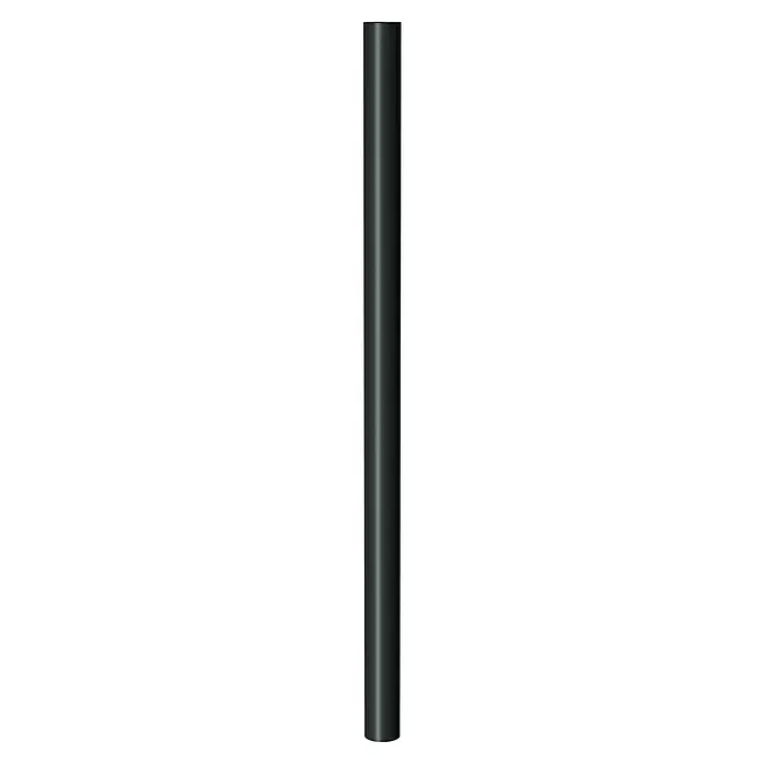 Marley Fallrohr - Nennweite: 75 mm, Länge: 300 cm, Kunststoff, Anthrazit - Dunkelgrauer metallischer Zylinder mit glatter Oberfläche.