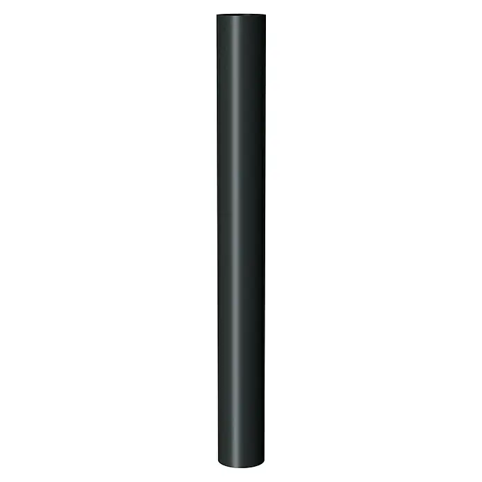 Marley Fallrohr - Nennweite: 53 mm, Länge: 100 cm, Kunststoff, Anthrazit - Bild eines schlanken, zylindrischen Objekts in dunklem Grau mit einem subtilen, vertikalen Lichtverlauf, das ein elegantes, modernes Aussehen verleiht.