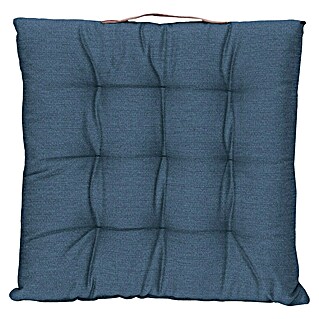 Sunfun Sitzkissen Joris (Dunkelblau, L x B x H: 40 x 40 x 6 cm, 100% Polyester)