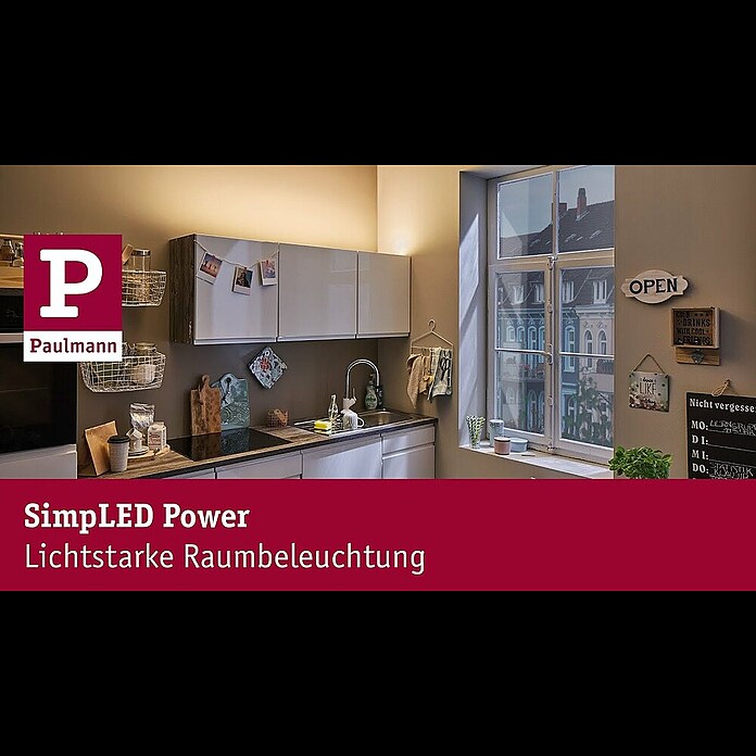Paulmann LED-Band Power Strip (Länge: 5 m, Lichtfarbe: Neutralweiß, 50 W, 5 500 lm, 24 V) | BAUHAUS