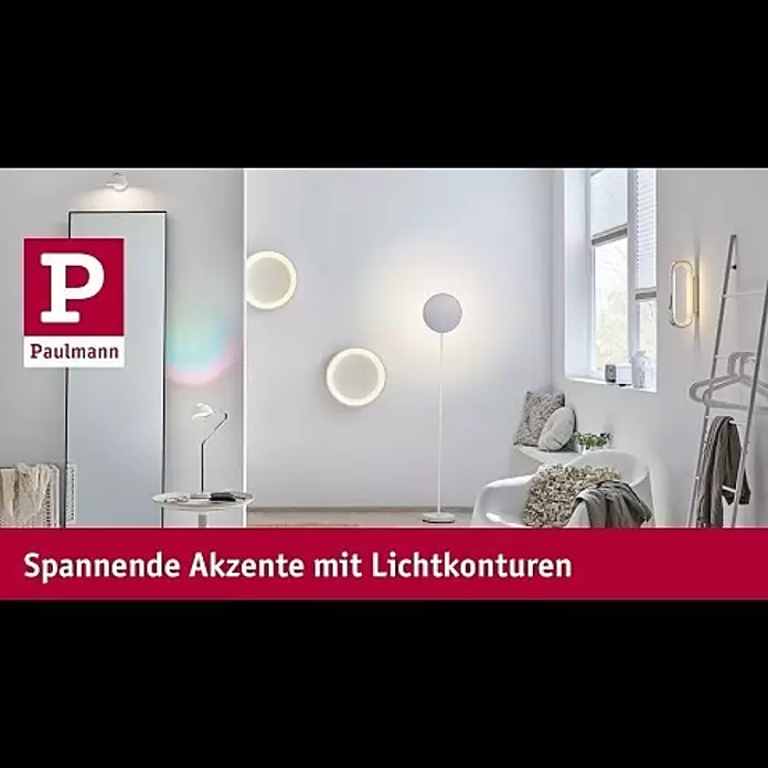 Paulmann LED-Deckenleuchte rund Ardora - Durchmesser: 45 cm - Spannende Akzente mit Lichtkonturen