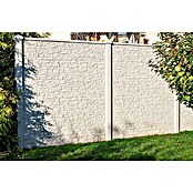 Beckers Betonzaun Zaunelement Klassik Montana Motiv (184 x 26 cm, Beton, Betongrau) | BAUHAUS