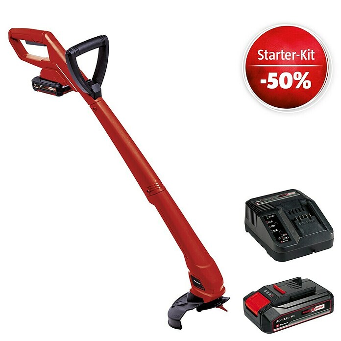 Einhell Power X-Change 18V Maschinenpaket (Akku-Rasentrimmer GC-CT 18/24 Li P + Starter-Kit (-50%)) | BAUHAUS