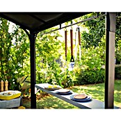 Palram – Canopia Cenador Austin (An x Pr: 240 x 180 cm, Color del armazón: Antracita, Aluminio) | BAUHAUS