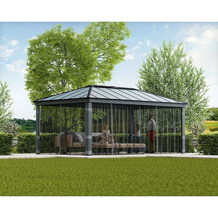 Palram – Canopia Cortina mosquitera para cenador Dallas (An x Al: 600 x 360 cm) | BAUHAUS