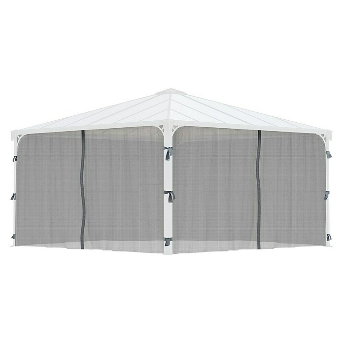 Palram – Canopia Cortina mosquitera para cenador Palermo (An x Al: 430 x 430 cm) | BAUHAUS