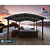 Palram – Canopia Cenador Tucson (An x Pr: 360 x 500 cm, Color del armazón: Antracita, Aluminio) | BAUHAUS