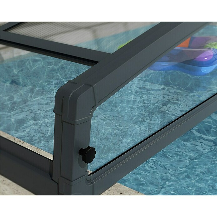 Palram – Canopia Cubierta para piscina Majorca (Específico para: Piscina, L x An: 600 x 400 cm, Aluminio) | BAUHAUS