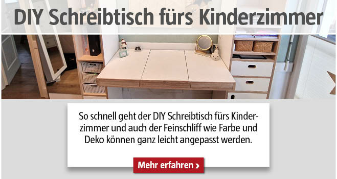 DIY Schreibtisch Kinderzimmer