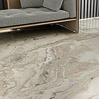 Feinsteinzeugfliese Phantasia (60 x 120 cm, Beige, Matt)