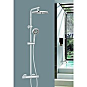 Rousseau Sistema de ducha Hoop (Con grifo termostático, Distancia entre orificios: 15 cm, Número de tipos de chorro: 1 ud., Cromo) | BAUHAUS