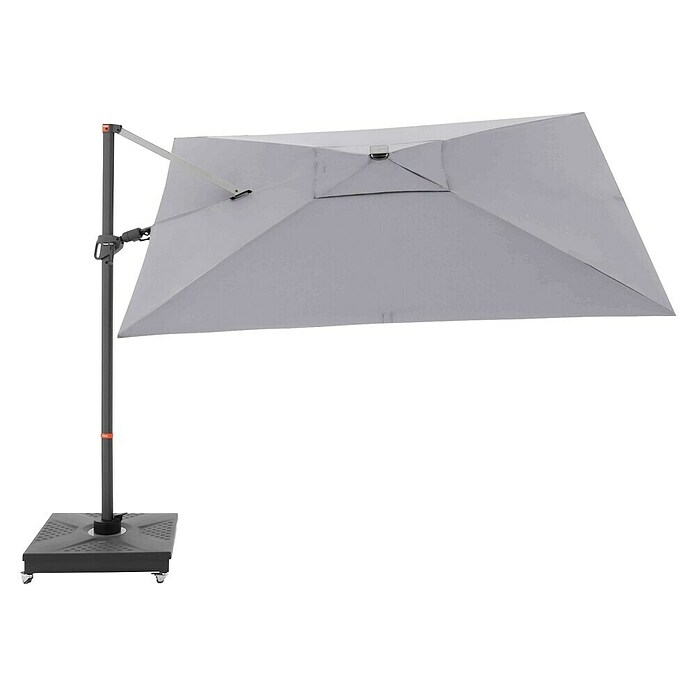 Doppler Ampelschirm myZone AX (Hellgrau, Bespannungsmaß (L x B): 280 x 280 cm) | BAUHAUS