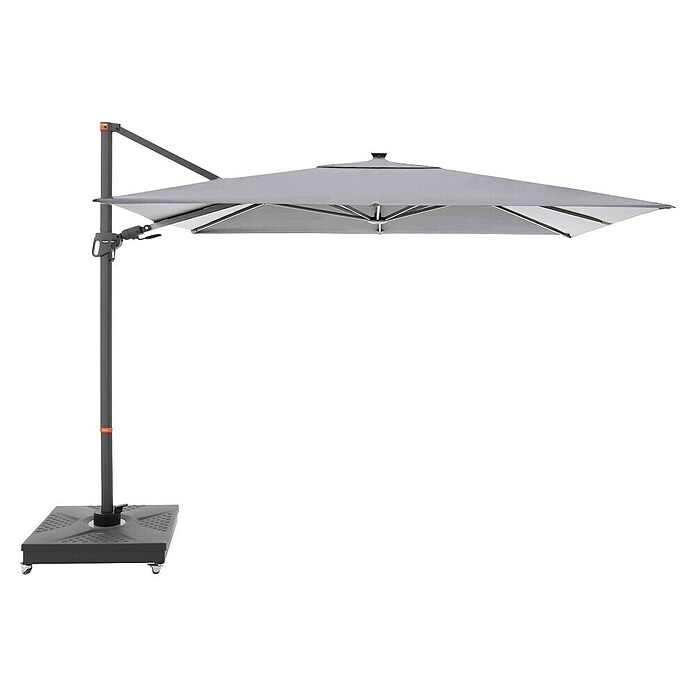 Doppler Ampelschirm myZone AX (Hellgrau, Bespannungsmaß (L x B): 280 x 280 cm) | BAUHAUS