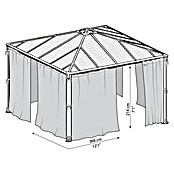 Palram Red anti mosquitos (3,6 x 2,17 m, Poliéster)