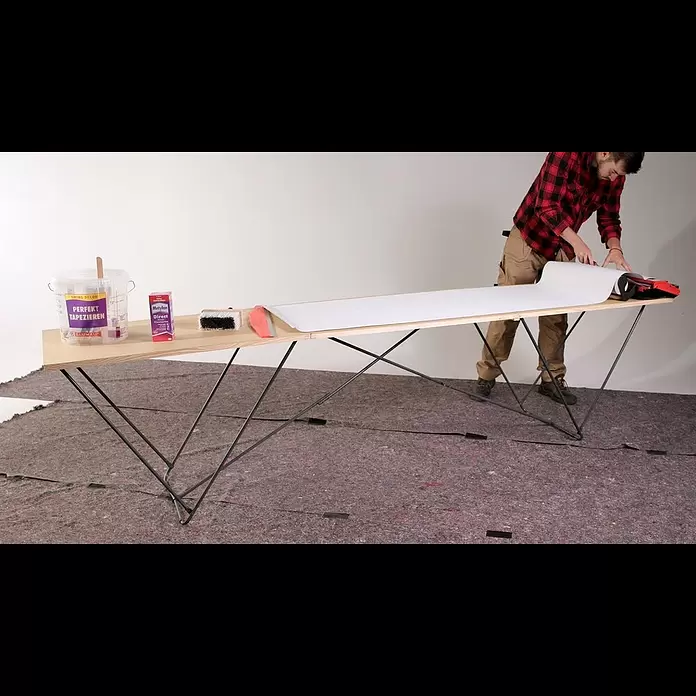 Holztapeziertisch295,5 x 58 x 75 cm, Holz - Holztapeziertisch