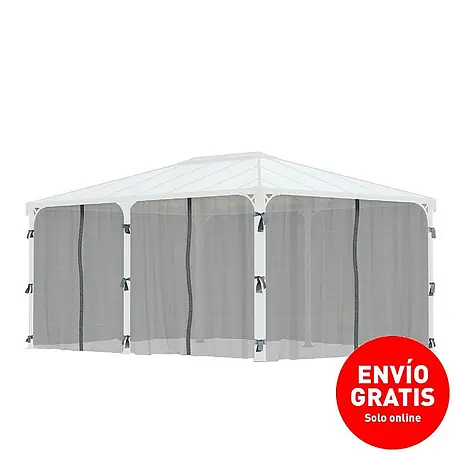 Palram – Canopia  Cortina mosquitera para cenador Milano