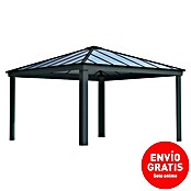 Palram – Canopia Cenador Dallas (An x Pr: 422 x 422 cm, Material del armazón: Aluminio, Antracita) | BAUHAUS