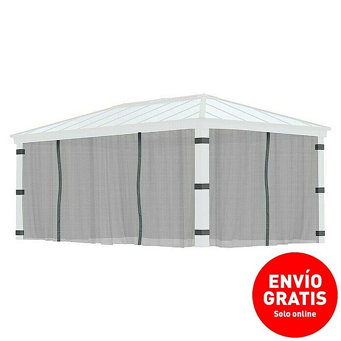 Palram – Canopia Cortina mosquitera para cenador Dallas (An x Al: 600 x 360 cm) | BAUHAUS