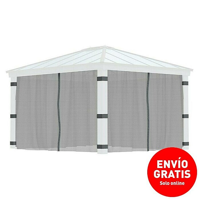 Palram – Canopia Cortina mosquitera para cenador Dallas (An x Al: 430 x 360 cm) | BAUHAUS