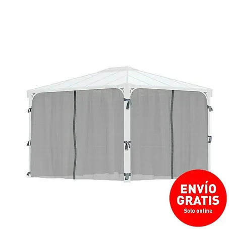 Palram – Canopia  Cortina mosquitera para cenador Palermo