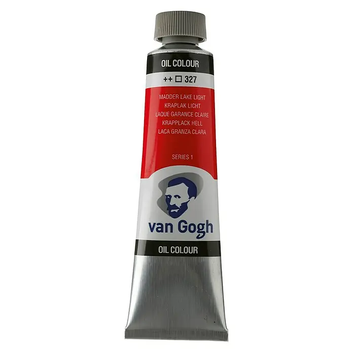 Talens Van Gogh Pintura al óleo - Laca granza claro, 40 ml, Tubo - Tubo de pintura al óleo Van Gogh, tono Madder Lake Light (Laca granza clara), para artistas y proyectos artísticos.