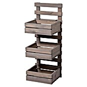 Dobar Holzregal (L x B x H: 29,5 x 26,5 x 74,5 cm, Grau) | BAUHAUS