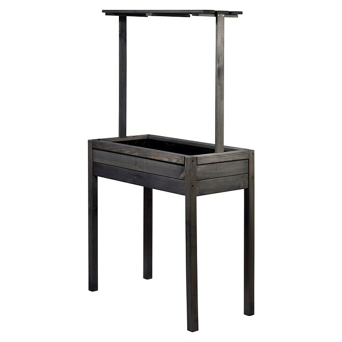 Dobar Hochbeet (80 x 40 x 145 cm, Holz, Anthrazit) | BAUHAUS