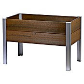 Dobar Hochbeet Teak (60 x 91 x 60 cm, Verbundwerkstoff, Teak) | BAUHAUS