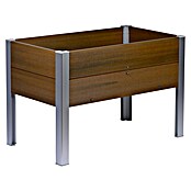 Dobar Hochbeet Teak (60 x 91 x 60 cm, Verbundwerkstoff, Teak) | BAUHAUS