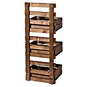 Dobar Holzregal (L x B x H: 29,5 x 26,5 x 74,5 cm, Braun) | BAUHAUS