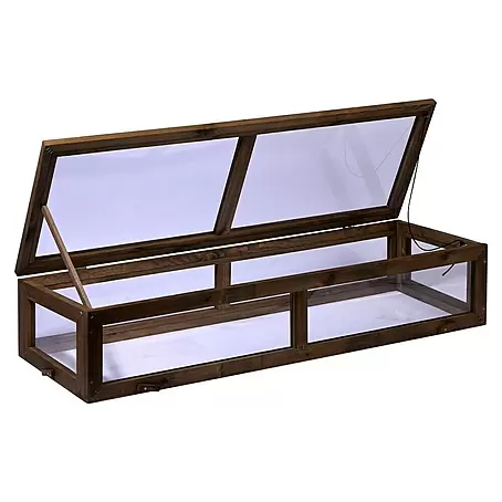 Dobar  Frühbeet-Aufsatz Teak