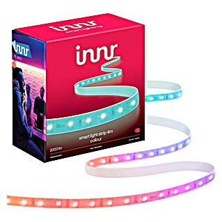 Innr Lighting LED-Band Smart Flex Colour mit Stecker (Länge: 4 m, Lichtfarbe: RGBW, 24 W, 1.000 lm - 2.000 lm, 220 V - 240 V)