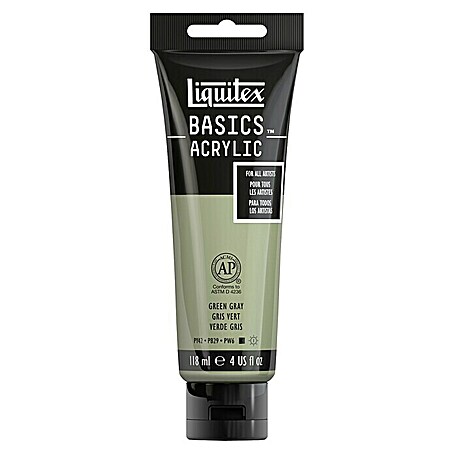 Liquitex Basics Acrylfarbe (Graugrün, 118 ml)
