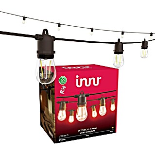 Innr Lighting Smart-LED-Lichterkette Verlängerung (Außen, 4 m, Lichtfarbe: Warmweiß, Anzahl Leuchtmittel: 8 Stk.)