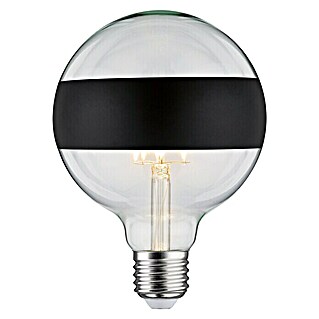 Paulmann LED-Lampe Vintage Globe-Form E27 (E27, Warmweiß, Klar/Schwarz)