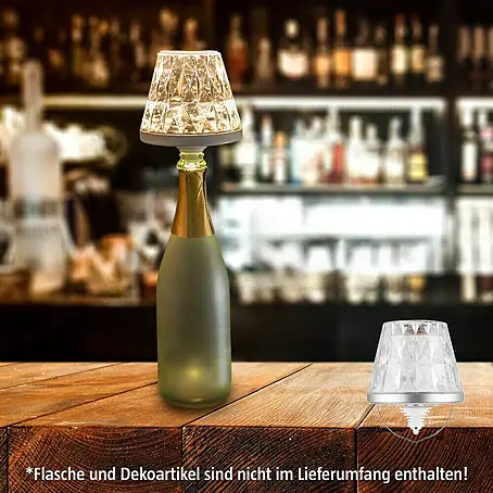 REV  LED-Flaschenleuchte Lamprusco Cristal