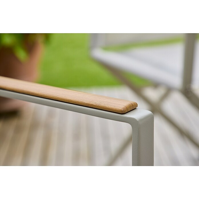 Sunfun Solo Gartenstuhl (Aluminium, Klappbar, Light-Greige, B x T x H: 56 x 51 x 83,5 cm) | BAUHAUS