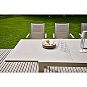 Sunfun Maja Gartentisch Stone (L x B x H: 300 x 100 x 74 cm, Tischplatte aus Stein, Ausziehbar, Light-Greige) | BAUHAUS