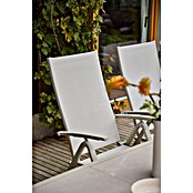Sunfun Maja Garten-Positionssessel (Aluminium/Textil, Rückenlehne verstellbar, Light-Greige, B x T x H: 61 x 68 x 110 cm) | BAUHAUS