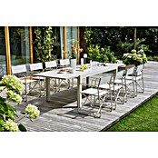 Sunfun Maja Vrtna miza Stone  (Do x Š x V: 300 x 100 x 74 cm, Izvlečno, Bež) | 8270 - Tische Metall | ICAA - Sommermöbel Tische | ICA - Sommermöbel | IC - Freizeit im Garten | I - Stadtgarten | BAUHAUS