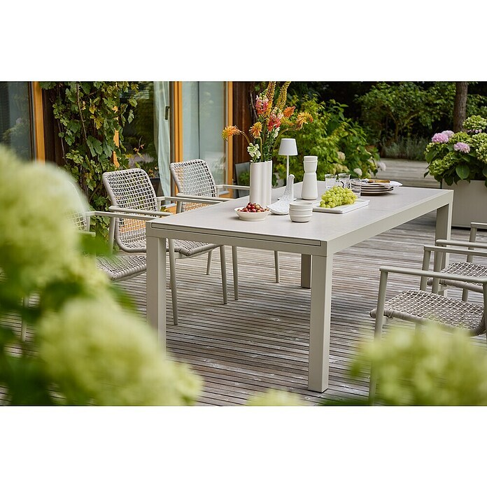 Sunfun Solo Gartensessel Rope (B x T x H: 67 x 63 x 85 cm, Light-Greige, Stapelbar) | BAUHAUS